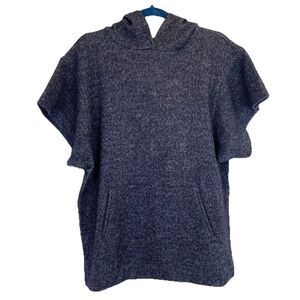 Isabel Marant Etoile Sweater Women’s 36 Virgin Wool Hooded Short Sleeve Pullover